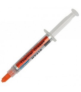 Паста термопровідна HY-410 3g, шприц, White, 0,925W / m-K, 0.262 ° C-in² / W, -30 ° ≈280 °, В'язкість -1K cPs, OEM Q20