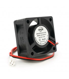 Кулер корпусный Merlion 4020, 40x40x20mm, 12V/0.15A, RPM 1500±15%, 2-pin, Black, OEM