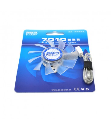 Кулер для відеокарти Pccooler 7010 №3 для ATI/NVIDIA 3-pin, RPM 3200±10%, BOX