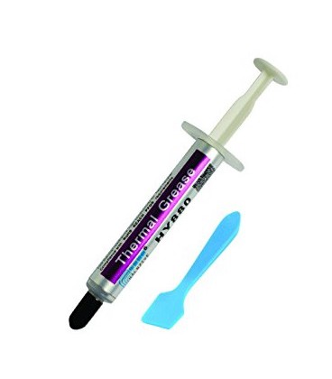 Паста термопровідна HY-880 30g, шприц, Grey, 5,15W / m-K, 0.004 ° C-in² / W, -30 ° ≈340 °, + лопатка, Q5