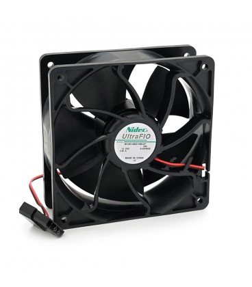 Кулер для охолодження серверних БП 2038 DC sleeve fan 4pin, 120x120x38mm, RPM 6500±10%, 12V/1.65A, Black
