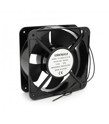 Кулер для охолодження серверних БП CCMMCNQGALLH DC sleeve fan 2pin під паяння - 180*180*60мм, 220V/0,43A, 2600об/хв, 65W