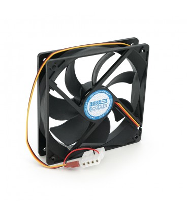 Кулер корпусний Pccooler F122, 120x120x25mm, 12V/0.1A, RPM 1200±10%, 3-pin + MOLEX, Black, Box