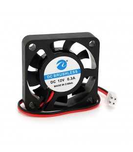 Кулер корпусный Merlion HXS 4010, 40x40x10mm, 12V/0.3A, RPM 6500±10%, 2-pin, Black, OEM