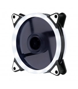 Кулер корпусний 12025 DC sleeve fan 3pin + 4pin - 120*120*25мм, 12V, 1100об/хв, White, двосторонній