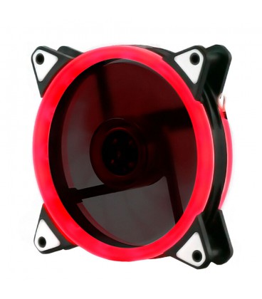 Кулер корпусний 12025 DC sleeve fan 4pin - 120 * 120 * 25мм, 12V, 1100об / хв, Red, двосторонній