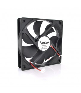 Кулер корпусный Merlion 12025, 120x120x25mm, 12V/0.18A, RPM 1100±10%, 2-pin, Black, OEM
