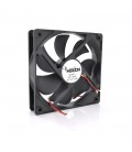 Кулер корпусний Merlion 12025, 120x120x25mm, 12V/0.18A, RPM 1100±10%, 2-pin, Black, OEM