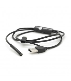 Універсальний ендоскоп 3в1 (USB+MicroUSB/Type-C) для смартфона/ПК, камера 5.5мм, м'який кабель 1м, з LED-підсвічуванням, IP67