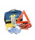 Набор для автомобілиста в комплекті з крокодилами, буксировочним тросом,перчатками та підстилкою
