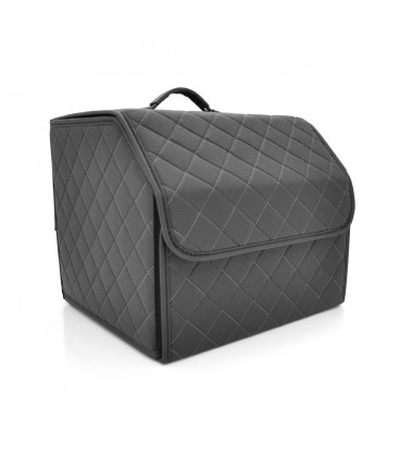 Складаний шкіряний автомобільний органайзер 330*320*300, Black