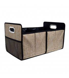 Органайзер складаний у багажник автомобіля, 500x330х290mm, 41.5L, 2 відділення, Grey