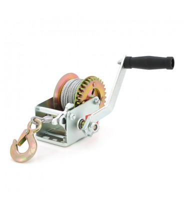 Лебідка WO600LB ручна барабанна, вантажопідйомність до 175кг, довжина троса 7м