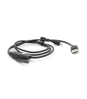 Універсальний ендоскоп 2в1 (USB/MicroUSB) для смартфона/ПК, камера 5.5мм, м'який кабель 1м, з LED-підсвічуванням, IP67
