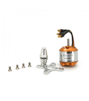 Безколекторний двигун XXD A2212/5T, 2450KV