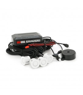 Parking sensors with 4 sensors, White