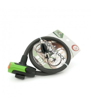 Замок велосипедний на ключі YT8305, довжина 12*1200мм, Mix color