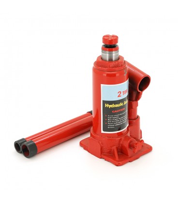 Домкрат гидравлический 2т, высота подхвата 150мм, высота подъема 280мм