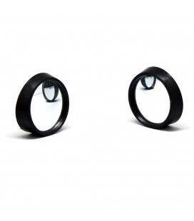 Допоміжне ширококутне дзеркало для сліпих зон, кругле, 50мм, Black