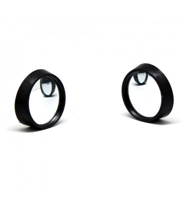 Допоміжне ширококутне дзеркало для сліпих зон, кругле, 50мм, Black