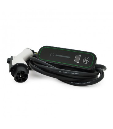 Зарядний пристрій для електромобіля DC: 220V/32A, довжина кабелю 5m, IP67, LED-індикація, з перемикачем, роз'єм GB/T