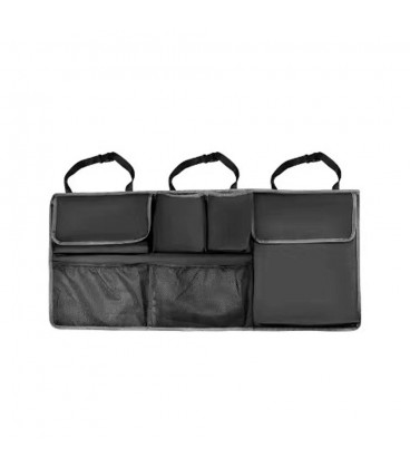 Органайзер у багажник автомобіля, 1000x450mm, 4 кишені+2 сітки, Black