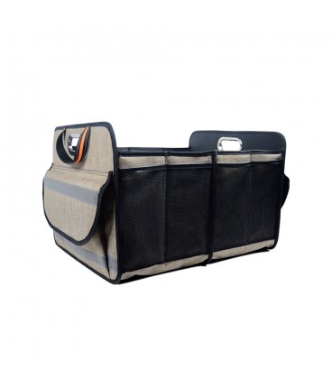 Органайзер складаний у багажник автомобіля, 500x420х330mm, 4 відділення, Grey