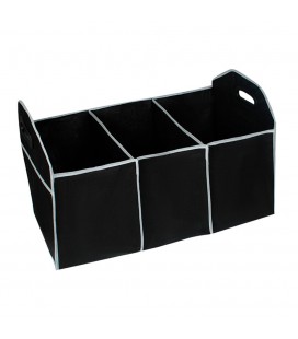 Органайзер складаний у багажник автомобіля, 500x325х325mm, 3 відділення, Black