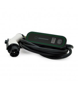 Зарядний пристрій для електромобіля DC: 220V/16A, довжина кабелю 5m, IP67, LED-індикація, роз'єм GB/T, з перемикачем