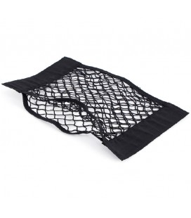 Автомобільний органайзер-сітка, 60x25см, кріплення на липучках, поліпропілен-латекс, чорний