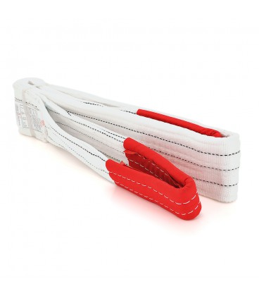 СТРОП текстильный плоский петлевой 12/80мм, 4 слоя, петля 45см, 3м/3т