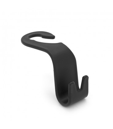 Крючок-вешалка в автомобиль, 2-х местный, Black