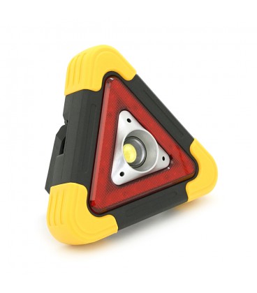 Знак аварійної зупинки, світлодіодний SUITU ST-1101S-B, живлення від 3-батарійок, USB, 5-режимів, 18,5*18,5*18,5см, без батарей.