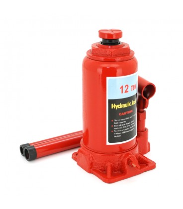 Домкрат гидравлический 12т, высота подхвата 210мм, высота подъема 400мм