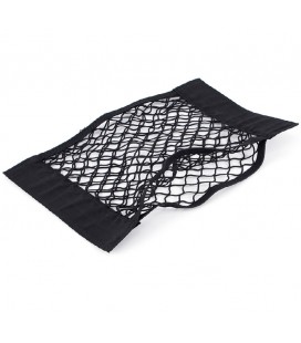 Автомобільний органайзер-сітка, 60x35см, кріплення на липучках (velcro), поліпропілен-латекс, чорний