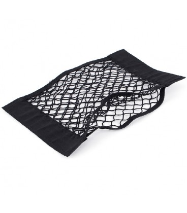 Автомобільний органайзер-сітка, 60x35см, кріплення на липучках (velcro), поліпропілен-латекс, чорний