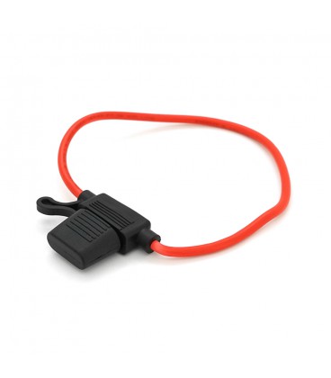 Автомобільний провідний утримувач запобіжника 1015/12, 1A-47A,250V пилу/водонепроникний, мідь, 30см.в корпусі ПВХ