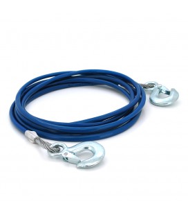 Буксирувальний сталевий трос в PVC кожусі, діаметр 12мм, 5м/7 т, Пакет