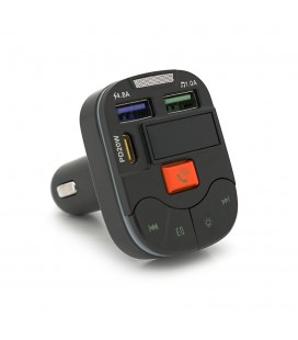 FM-модулятор Q19 з еквалайзером, 3.1A, USB, TF, 55.5х41.5х37.5