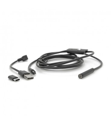 2 в 1 MicroUSB/PC HD ендоскоп, міні камера 7.0 мм, м'який провод, 2м