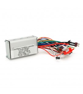 Безщітковий інтелектуальний дворежимний контролер для електротранспорту 36V/48V-250W, 18A