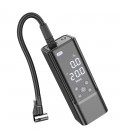 Портативний повітряний насос HOCO ZP7, до 10 атм, вбудований акумулятор 5000mAh, ліхтарик, Black, Box