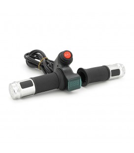 Ручка газу з кнопкою для електровелосипеда 12-72V+вольтметр, Box