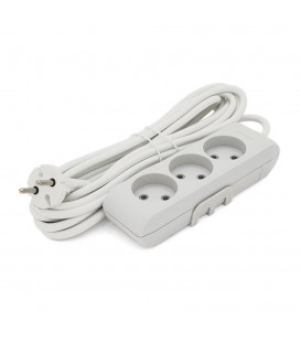 Удлинитель Panasonic X-tendia 3 гнезда, 5 м, с защитными шторками, серый