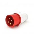 Вилка кабельна SF-014, 4 контакту, 3Р + E, 16А, 380V, IP44