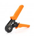 Крімпер CINLINELE HCS8 6-4 для обтиску кабельного накінечника, orange + набір кабельних наконечників (VE0508, VE7508, VE1008, VE