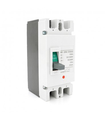 Двополюсний автомат постійного струму MCCB M1-125/2300Z, 150A, DC550-1500V, 25kA