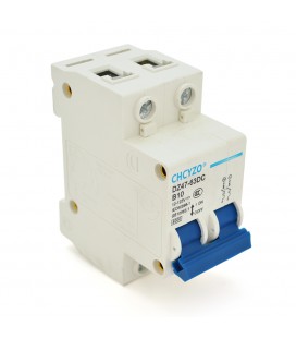 Автоматический выключатель постоянного тока CHCYZO DZ47-63DC-B10, 2P, 10A, 12-125V