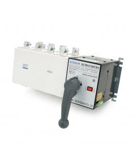 Автомат ввода резерва (АВР) четырехполюсный GCQ4P400A, 220V/400A, Отключающая способность KA:6, Винтовая фиксация, 434*273*265мм