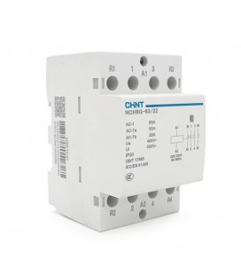 Контактор CHINT NCH8-63/22 220V,40А, 40kW, 2NC+2NO, на DIN-рейку, 85*65,5*54мм